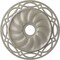 Ekena Millwork Loera Ceiling Medallion (Fits Canopies up to 6 1/4"), 26 5/8"OD x 4 1/2"ID x 1 3/8"P, Pearl White CM26LOPWS - alternate 1